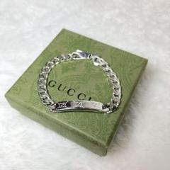☆美品☆GUCCI グッチ ブレスレット GG シグネクチャー シルバー 925