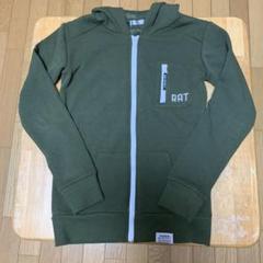 RAT EFFECT フルジップパーカー オリーブグリーン　サイズ１６０cmのサムネイル