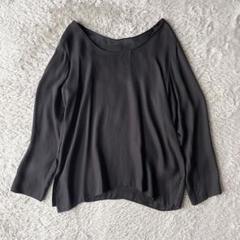 プラージュ 美品 PLAGE Fibrilブラウス F チャコールグレー