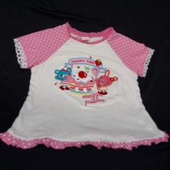 MEZZO PIANO みみぽぽフルーツジュースTシャツ 120 メゾピアノ 半袖Tシャツ フルーツ 120 カットソー 女の子