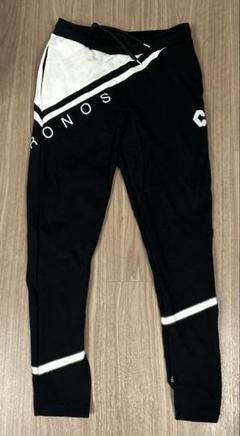 CRONOS ストライプ ブラックジャージパンツ　ジョガーパンツ CRONOS WOMEN RELAXING JOGGER PANTS【BLACK】 – クロノス