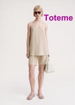Allude ニットベスト ベージュ ポロネックカシミヤTOTEME COS