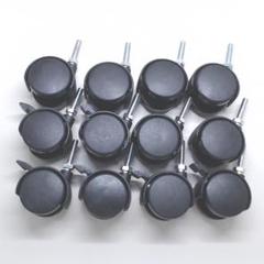 メタルラック パーツ キャスターのみ 12個 19mm スチールラック