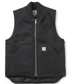 Carhartt（カーハート）ダウンベスト/M/ブラック/US古着 Carhartt ダウンベスト ベスト Carhartt(カーハート)/USA規格