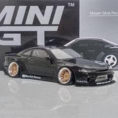 Mini GT 1:64 Nissan Silvia (S15) Rocket Bunny Black Pearl