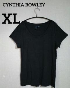 CYNTHIA ROWLEY 【XL】半袖 Tシャツ ブラック　黒　夏　スポーツ