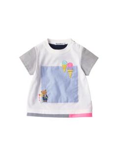 美品★ファミリアのTシャツ★90サイズ★ホワイト色