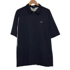 NIKE GOLF ナイキゴルフ　ハーフジップポロシャツ　スウォッシュ刺繍ロゴ