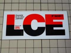 正規品 ヨシムラ LCE ステッカー 85×38mm 当時物 共石