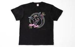 【新品未使用】Mサイズ レインコード ネオン管デザインTシャツ ①