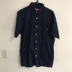 supreme 半袖シャツ ネイビー