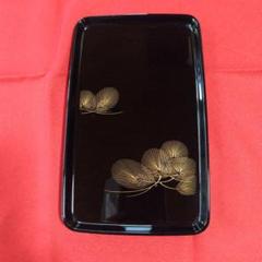 MA485 輪島塗 柴垣漆器店 沈金松葉 黒塗縁朱 卓上膳 半月 五客 木製漆器 2025年最新】輪島塗 松葉 盆の人気アイテム - メルカリ