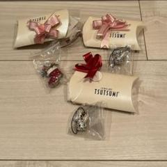 ジュエリーツツミ　ブローチ　3点セット　うさき　クリスマスブーツ