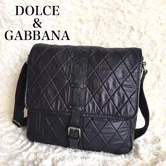 最低価格の DOLCE\u0026GABBANA メッセンジャーバッグ ブラック 未使用 大型 皮革製 - メッセンジャーバッグ