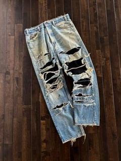 Levis/90s MEXICO製 505 グランジデニム オレンジタブ W34