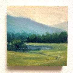 オイルパステル画（25cm）原画 オイルパステル 225×300mm #オイルパステル #パステル画