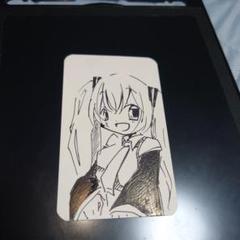 イラスト ミニカード ファンアート 初音ミク