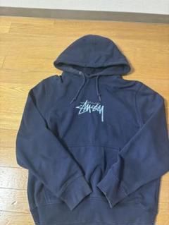期間限定セール　Stüssy ネイビー パイルアーチロゴ入り　パーカー Sサイズ 2025年最新】Stussy パーカー ネイビーの人気アイテム - メルカリ