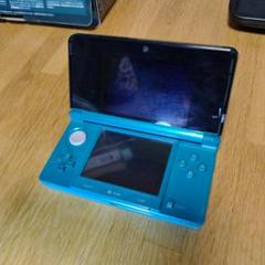 【美品】任天堂3DS アクアブルー 本体＆モンハンダブルクロス他 付属品セット