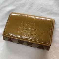 正規品 COACH コーチ 馬車ロゴ シグネチャー 財布 L字ファスナー