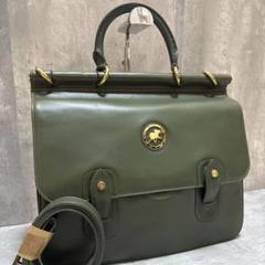 良品　ハンティングワールド　ショルダーバッグ　ポシェット　カーキ　斜めがけ ハンティングワールド HUNTING WORLD ショルダーバッグ カーキ