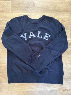 新品！YALE イエールヘビーウェイトスウェット L 紺　カレッジトレーナー YALE イエール大学 カレッジプリント ヘビーウェイト スウェット
