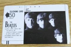 Beatlesのテレホンカード。