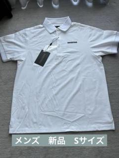新品　BRIEFING ホワイト ポロシャツ Mサイズ BRIEFING GOLF - SH MENS BIAS LOGO HALF ZIP SHIRT