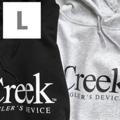 【新品】creek パーカー L サイズ グレーquiet mountainのサムネイル