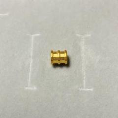 24K 24金 シンプル円筒型 ペンダントトップ 足金999刻印入り