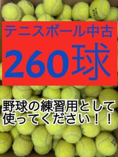 【野球の練習用】中古テニスボール260球
