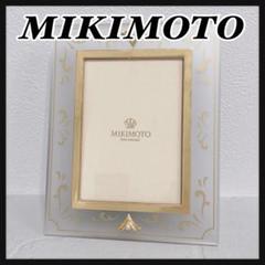 ☆MIKIMOTO☆ ミキモト フォトフレーム クリア ゴールド 真珠