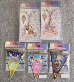 40周年　バッグチャーム　ガーランドセット　シンデレラ城　ミッキー　クリスマス