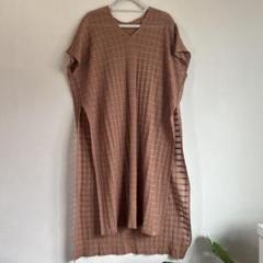 【新品】KBF ブラウン ニットワンピース
