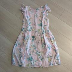美品♡GAPKids　フラワー柄ワンピース　バックチャック　Lサイズ140cm