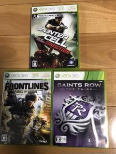 Xbox360 ゲームディスク3枚