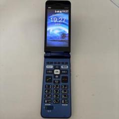 au KYF41 折りたたみ式 携帯電話 本体 ブルー