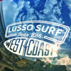 ★正規品★LUSSO SURF 防水ステッカー　ホワイト　白