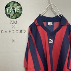 90s PUMA ゲームシャツ 襟あり ヒットユニオン期 レッド - メルカリ