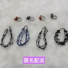ビーズのブレスレットand天然石風指輪