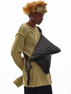 NUTEMPEROR ショルダーバッグ　中国　 COMMON DIVISOR NUTEMPEROR] One Shoulder Black Cross Bag - BCAESAR