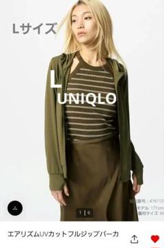 UNIQLO　エアリズムフルジップUVカットパーカのサムネイル