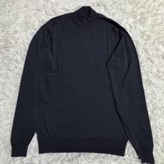 JOHN SMEDLEY ジョンスメドレー モックネック ニット グレー XL