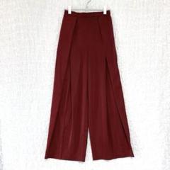 2619 ドゥクラッセ　とろみドレープ・タックワイドパンツ　綺麗め　9号
