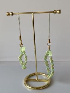 【3】パステルビーズ ハンドメイド チャーム2本セット