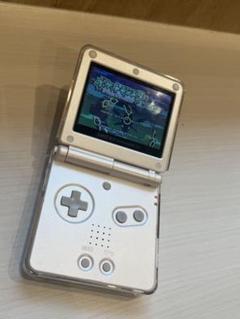 ゲームボーイアドバンスSP 本体 パールホワイト ips液晶