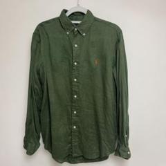 Ralph Lauren クラシックフィット 長袖シャツ M オリーブ