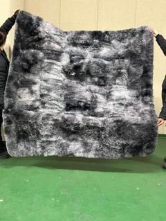 【新品】ラグ 絨毯　カーペット 薄手 グレー　164×180