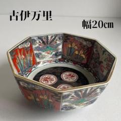 伊万里 赤絵 金彩 花型 菓子鉢 共箱 送料込み ◇再入荷 伊万里 色絵金彩 赤絵 窓絵 格狭間 大鉢 盛り鉢 ボウル