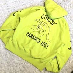 美品✨STUSSY ジップアップ パーカー 希少カラー 海外モデル Mサイズ